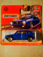 Matchbox : Volkswagen Golf MK1 Bleue - Matchbox (Mattel)