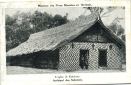 PC UK, SALOMON ISLANDS, L'EGLISE DE KAKABONA, VINTAGE POSTCARD (B33545) - Salomoninseln