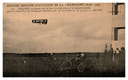 Delcampe - Grande Semaine D'Aviation De La Champagne (août 1909) - Paulhan Est Acclamé Par La Foule - Fliegertreffen