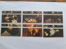 Delcampe - NETHERLANDS / SPECIAL OFFER !!!/ 6X  R-CARDS/ REMBRANDT SERIE T001-T006/   ADVERTISING/ LANDYS & GYR   MINT   ** 17598** - Privat