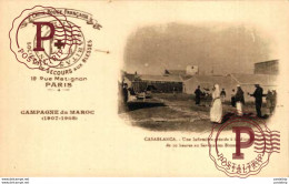 Delcampe - MARRUECOS // MOROCCO. CASABLANCA- CROIX ROUGE FRANCAISE- UNE INFIRMIERE PRESIDE A LA DISTRIBUTION DE 10 HEURES AU SERVIC - Rotes Kreuz