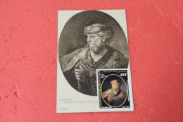 Delcampe - Djibouti Carte De Peinture Rembrandt Et Son Timbre 1981 + Nice Stamps Cover - Dschibuti
