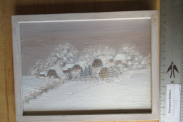 LADE 906 G - SCHILDERIJ OP HOUT - BLASER - PEINTURE SUR BOIS - Oils