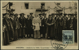 Lettre N° 24B, 1p Conseil Des Syndics Des Vallées Sur CM Càd Andorra La Vieja 12 Nov 48, T.B. - Other & Unclassified