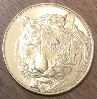 44 ZOO BOISSIÈRE DU DORÉ LE TIGRE AB 2024 MÉDAILLE TOURISTIQUE ARTHUS-BERTRAND JETON MEDALS COINS TOKENS - Non Datati