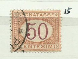 SEGNATASSE CENTESIMI 50 OSPEDALE PSICHIATRICO PISTOIA - Postage Due