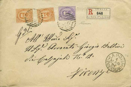ITALIA REGNO > Regno Di Umberto I - Tipologia: B - Umberto I - Raccomandata Da La Rotta (Pontedera) A Firenze Del 4.5.18 - Autres & Non Classés