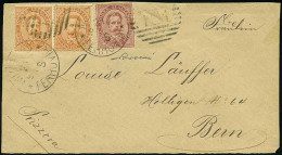 ITALIA REGNO > Regno Di Umberto I - Tipologia: B - Umberto I - Da Milano A Berna (Svizzera) Del 21.9.1887 Affr. Per C.50 - Autres & Non Classés