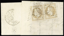 Lettre Lettre écrite De Genève 02.01.1871 Et Postée à St Julien En Genevois (Haute-Savoie) Le 03.01.71 Par Boule De Moul - Krieg 1870