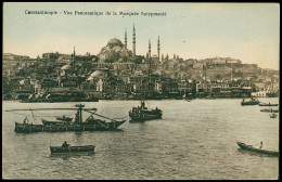 Lettre Carte Postale En Franchise De Constantinople Avec Rare CAD "Trésor Et Postes 530B" (1923). B - WW I