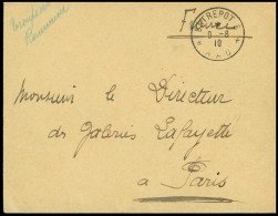 Lettre Lettre En Franchise Avec CAD "Entrepôt 5 AAO" (1919 - Giurgevo - Armée D'Orient). Rare Et TB - WW I