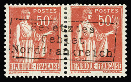 * N°6 50c Rose Rouge, Coudekerque, Neuf * Avec Càd Coudekerque 10.8.40 Au Dos, TB. Signé A.Brun, Calves - War Stamps