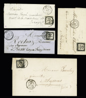 Lettre 5 Lettres Avec N°1 (signé Calves), N°2, N°3, N°5, N°6, N°18,  TB - Other & Unclassified