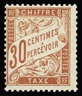 * N°34 30c Rouge-orange, Neuf * (quasi **), TB. Signé Calves - Other & Unclassified