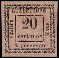 (*) N°9a 20c Rose, Variété 2 Penché, Neuf *, TB - Other & Unclassified