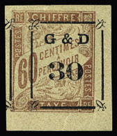 * N°13l 30 Sur 60c Brun, Cdf, ABEILLE RETOURNEE, Neuf *, TB - Other & Unclassified