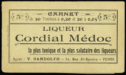 ** CARNET N°C34-1 Carnet Mixte De 20 Timbres N°34 Et 20 Timbres N°70, Liqueur Cordial Médoc, Neuf **, TB - Other & Unclassified