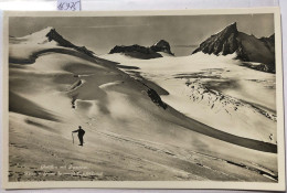 Glattfirn Mit Zwechten Klein Und Gross Spannort Erstfeldertal ; Mit Stempel Kröntenhütte (16'975) - Erstfeld