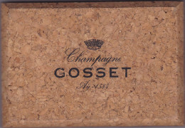 Petit Coffret En Liege Pour 6 Capsules Champagne Gosset ( Vide ) - Gosset