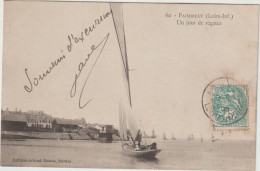 Delcampe - Dav : Loire Atlantique : PAIMBOEUF  : Vues Jour De  Régate , Bateau - Paimboeuf