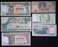 Billet, Cambodge, Egypt, Indonesia, Brasil, LOT DE 9 BILLETS, Frais Fr En Suivi 5.55 E - Vrac - Billets