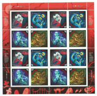 Canada # 1668a (#1665-1668) Full Pane Of 16 MNH - The Supernatural - Full Sheets & Multiples