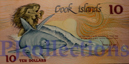 COOK ISLANDS 10 DOLLARS 1987 PICK 4a UNC LOW & GOOD SERIAL NUMBER "BAF000150" - Autres - Océanie