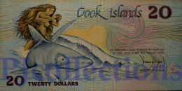 COOK ISLANDS 20 DOLLARS 1987 PICK 5a UNC LOW SERIAL NUMBER "CAA000633" - Cook Islands