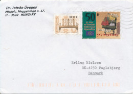 Hungary Cover Sent To Denmark 2001 - Briefe U. Dokumente