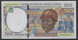 Cameroun - Billet De 5.000 F - Neuf - Lettre E - Cameroon