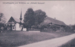 Sempach LU, Schlachtkapelle Und Wirtshaus Zur Schlacht Sempach (16.3.1921) - Sempach