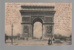 Delcampe - CPA - 75 - Paris - Arc De Triomphe De L'Etoile - Animée - Circulée - Triumphbogen