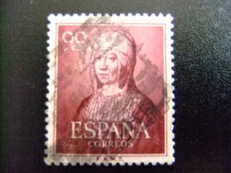 Delcampe - 30 ESPAÑA 1951 / V CENT. Del NACIMIENTO De ISABEL La CATOLIICA / EDIFIL 1094 FU YVERT 813 FU - Gebraucht