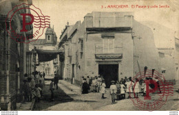 Delcampe - SEVILLA. MARCHENA. EL PASAJE Y CALLE SEVILLA - Sevilla