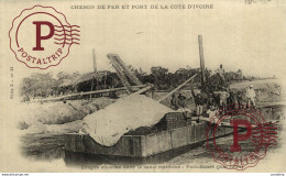 Delcampe - AFRICA. COSTA DE MARFIL. CHEMIN DE FER ET PORT DE LA COTE D'IVOIRE. - Elfenbeinküste
