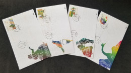 Denmark Famous Danes Hans Christian Andersen 2012 Fairy Tales Swan Bird (FDC Set) - Briefe U. Dokumente