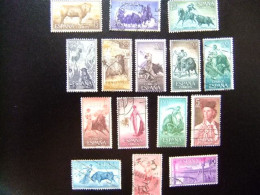 Delcampe - 30 ESPAÑA ESPAGNE 1959 / TAUROMAQUIA (toreros Y Toros) /  EDIFIL1254 /1265 FU  YVERT 943 / 954  + PA 278 / 281 FU Inc. - Gebraucht