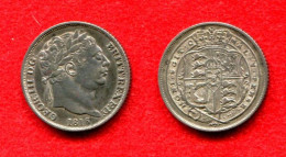 GRANDE BRETAGNE - GREAT BRITAIN - ANGLETERRE  - ENGLAND - GEORGES III - 6 PENCE 1816 - XF/SUP - Autres & Non Classés
