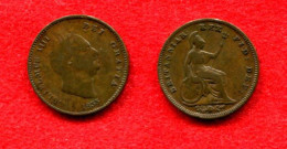 GRANDE BRETAGNE - GREAT BRITAIN - ANGLETERRE  - ENGLAND - WILIAM IV -1/3  THIRD OF FARTHING 1835 - VERY NICE COIN - Autres & Non Classés