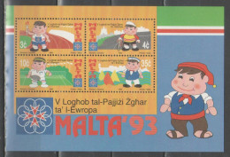 Delcampe - Malta 1993 - Giochi Piccoli Stati Bf           (g9816) - Malta