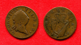 GRANDE BRETAGNE - IRLANDE  IRELAND  - GEORGES III - HALF PENNY 1769 - Autres & Non Classés