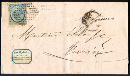 Cover 1865, "Frode Postale", 20 Cent. Su 15 Cent. Ferro Di Cavallo, I° Tipo, Usato In Frode Su Lettera Da Genova 27.8.18 - Other & Unclassified
