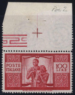 ** 1945, Democratica, 100 Lire (S. 565) - Other & Unclassified