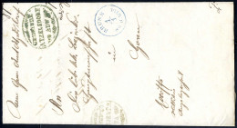 Cover "BRUNN An D. Wild 1 / 1", Blauer Einkreisstempel Auf Ex - Offo - Brief Von Atzelsdorf 1.1.1872 Nach Horn, Senkrech - Other & Unclassified