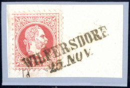 Piece "Wilmersdorf / 25. NOV.", RL-I Auf Briefstück 5 Kr. Rot Franz Joseph, 50 Punkte, ANK 37 - Other & Unclassified