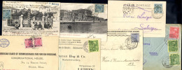 Cover 1902-12, Lot Von Drei Briefen Und Vier Postkarten Von Constantinopel (6) Und Von Smyrna (1), Alle Frankiert Mit De - Eastern Austria