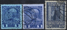 O 1908, Jubiläum, ANK 53-61x+y, 10 Werte - Eastern Austria