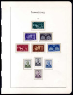 ** 1951, Europäische Einigung Und Caritas, Der Komplette Jahrgang Postfrisch, Mi. 483 Mit Attest Bolaffi (Mi. 478-487, € - Other & Unclassified