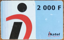 Carte De Recharge - Ikatel  (Little Logo) 2007 Mali 2000 F CFA - Télécarte ~126 - Mali