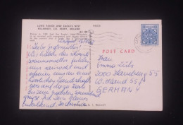 Delcampe - CM) 1968. IRELAND. BLUE CROSS. POSTCARD SENT GERMANY. XF - Sonstige & Ohne Zuordnung
